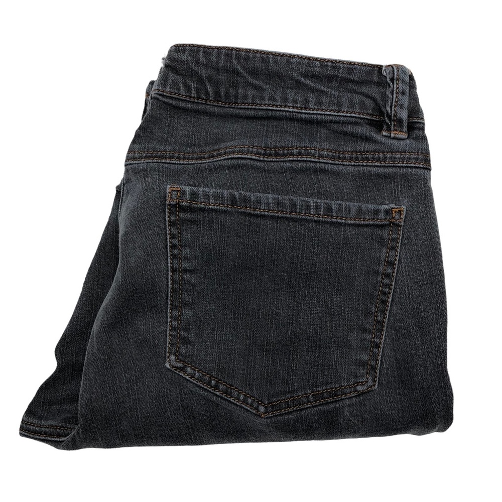 CAbi #202 Medium Gray Low Rise Stretch Skinny Jeans